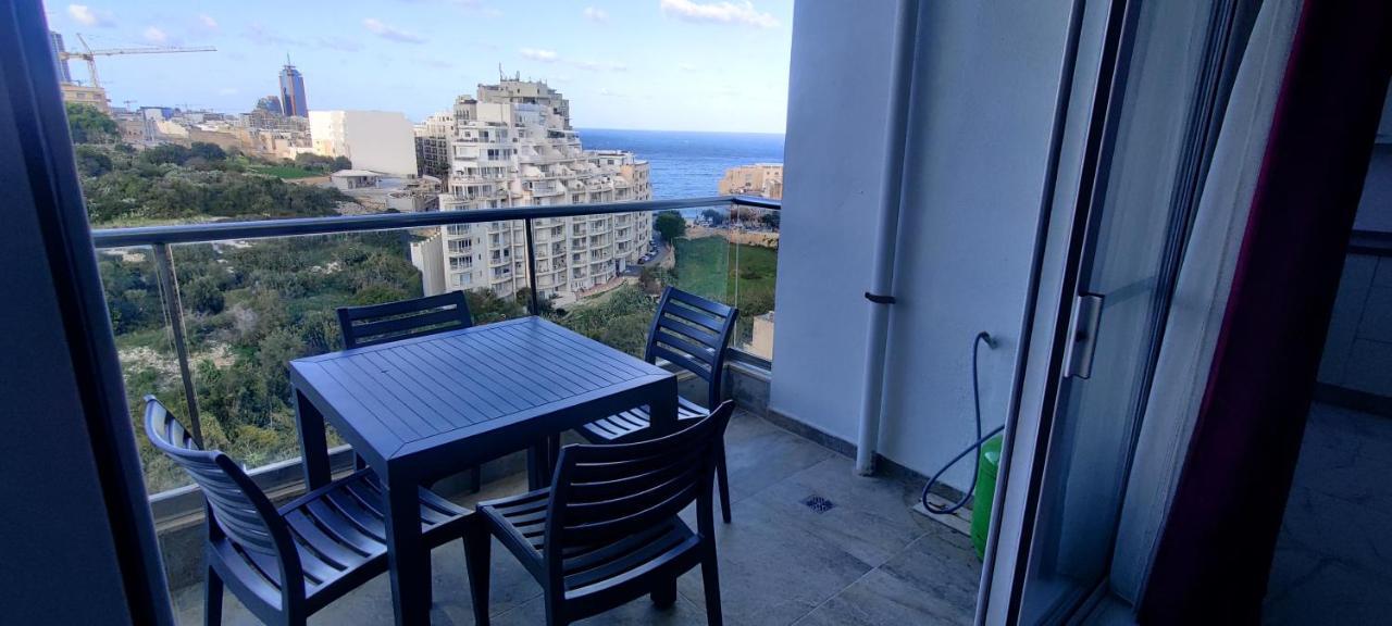 Sea View Apartment 2 Bedrooms 2 Bathrooms, 2 Minutes Away From The Sea Saint Julian's Exteriér fotografie