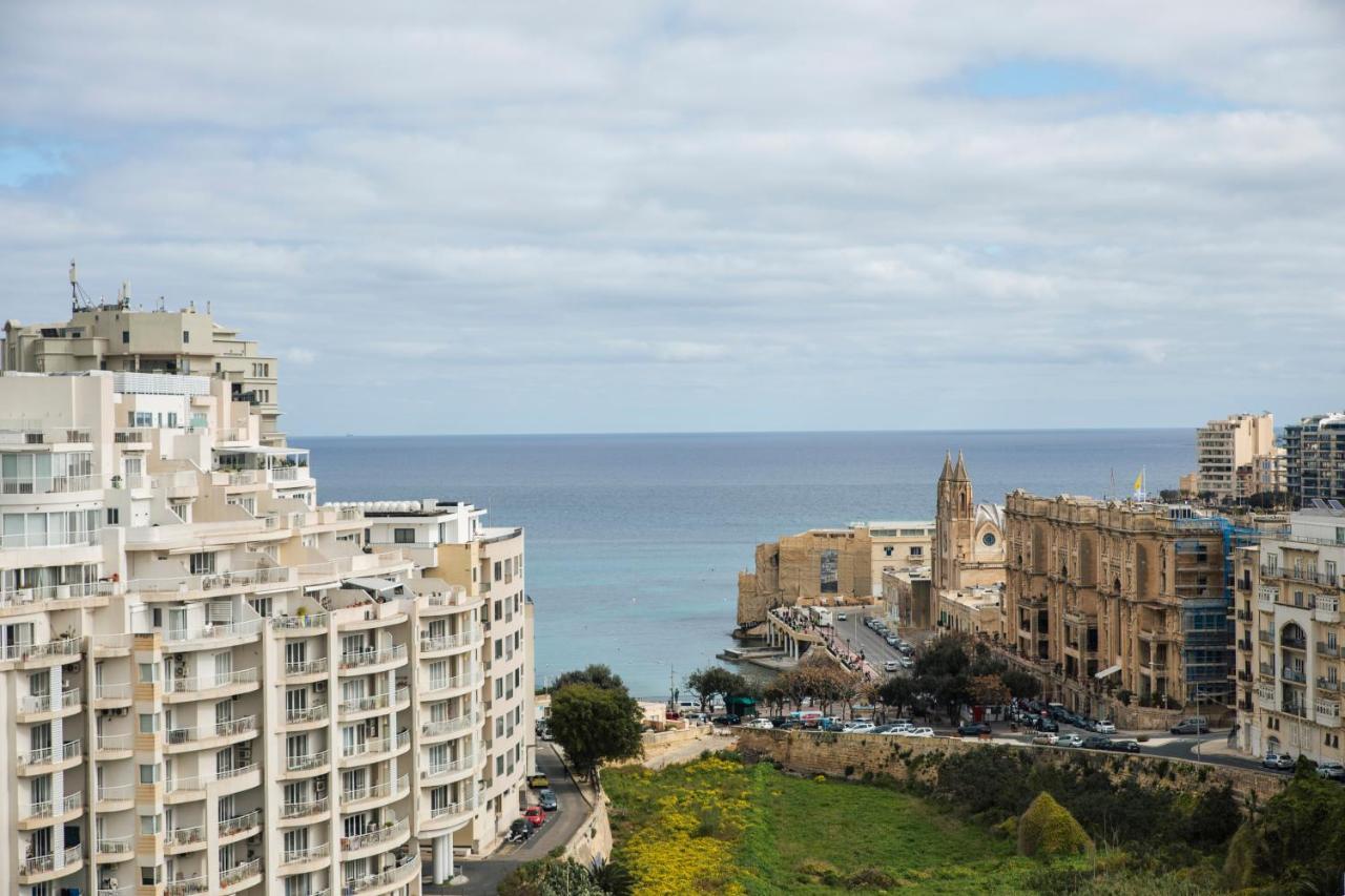 Sea View Apartment 2 Bedrooms 2 Bathrooms, 2 Minutes Away From The Sea Saint Julian's Exteriér fotografie